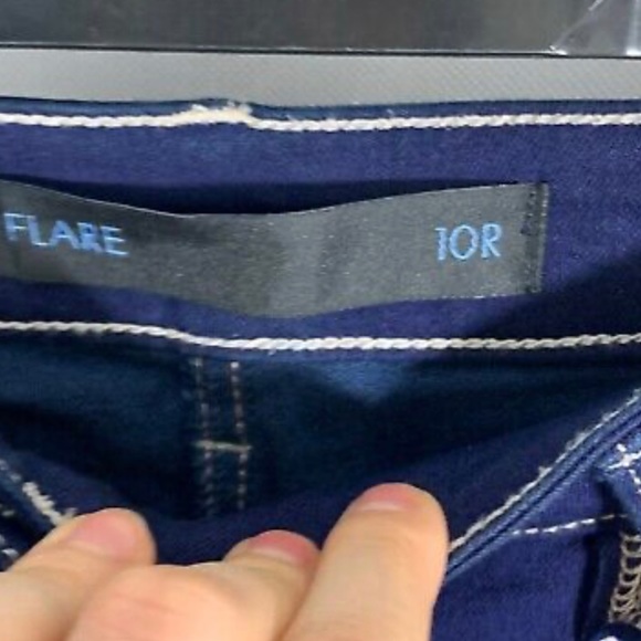 NEXT COUTURE COLLECTION Navy Women's Flare Leg Jeans Size 10 - Picture 11 of 11